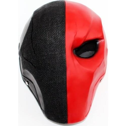 Slade Joseph Wilson Takerlama Masks Full Face Resin Assassin Deathstroke Terminator Cosplay Props Orange Deathstroke Mask Helmet