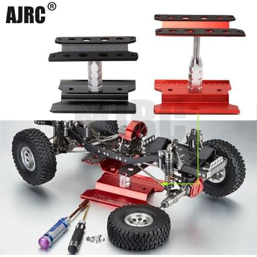Metal Repair Station Work Stand Assembly Platform for 1/10 1/8 RC Car Traxxas TRX-4 Axial SCX10 90046 D90 RC Crawler Tamiya HSP