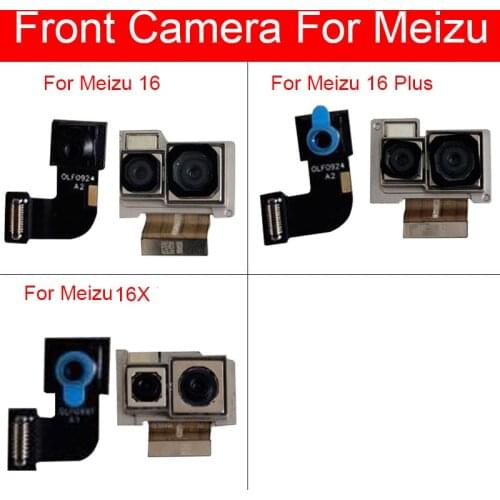 Front & Back Rear Camera Module For Meizu 16 16 16X Plus Small Facing Big Main Camera Flex Ribbon Cable Replacement Repair Parts