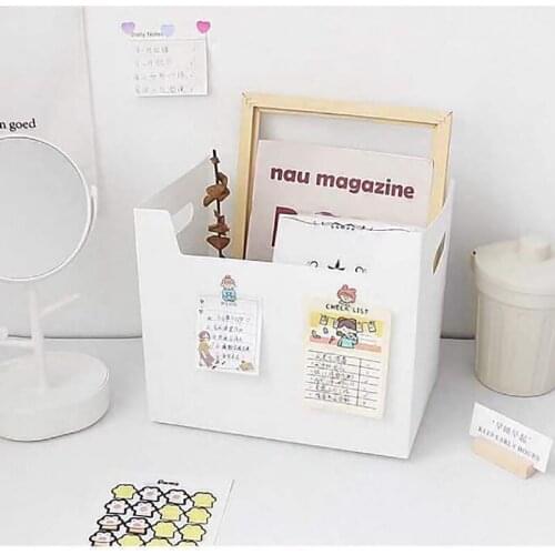 Storage Box Plastic Nordic контейнер для хранения INS Simple Desktop Book Sundries Living Room Snacks Sorting Boxes Of Books