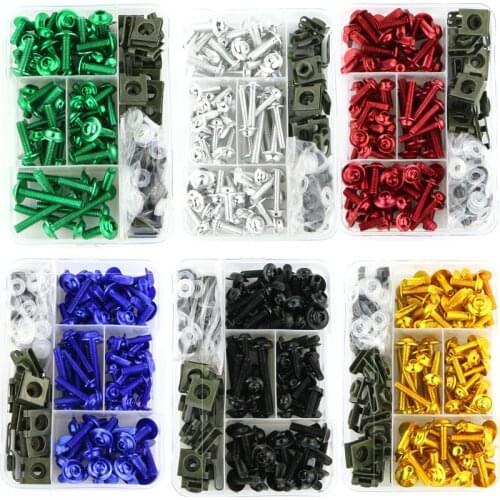 Fit For KTM RC 125 RC 200 RC 250 RC 390 1190 RC8 CNC Complete Full Fairing Bolts Kit Bodywork Screws Nuts Fairing Clips