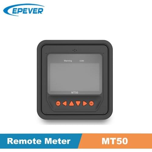 EPever MT50 Remote Display for Tracer-AN Tracer-BN TRIRON XTRA Series MPPT Solar Controller and VS-BN PWM EPSOLAR Regulator