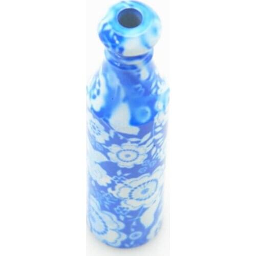 New Water Diamond Bead Splicing Removable Pipe For Creative Long Cigarette Holder With Cover Straight Rod Metal Pipe Smoke