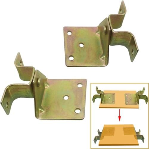 2pc Folding dining table hinge mechanism 360 degree flip board support Bracket Connector furniture Corner Stand hardware fitting