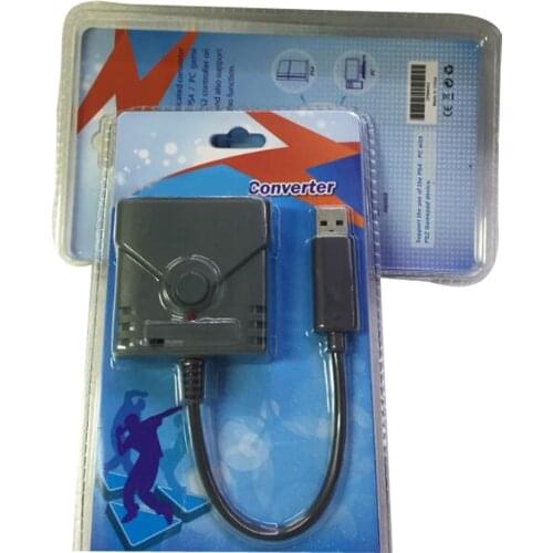 High quality USB Controller Gamepad Converter Adapter Connnector for PS2 to PS3 / PS4 Joysticks for Playstation 3/4