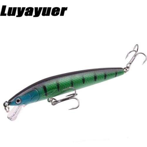1PCS/lot 10 Cm 7 G 10 Colors Minnow Fishing Lure Swimbait Ice Fish Crankbait Whopper Plopper Pesca Artificial Jig Wobblers Bait