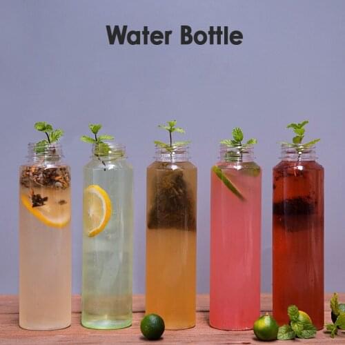 10pcs Net red disposable PET cold drinks bottles ice bubble tea cup packaging juice milk tea ice coffee water plastic bottle