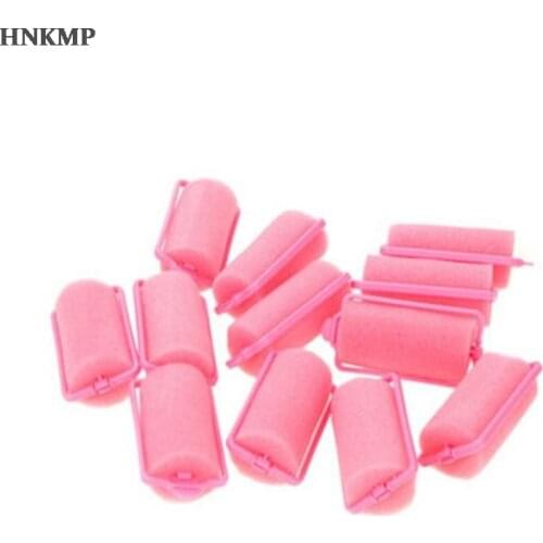 12 Pcs/Set Hair Rollers Magic Sponge Foam Cushion Hair Styling Rollers Curler Hair Curlers Spiral Curls Styling Twist Tools