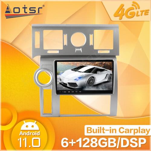 128G Android 10 Video Multimedia Car Cassette Radio Tape Recorder Stereo Player For Hummer H2 2005 2006-2008 GPS Navi Head Unit