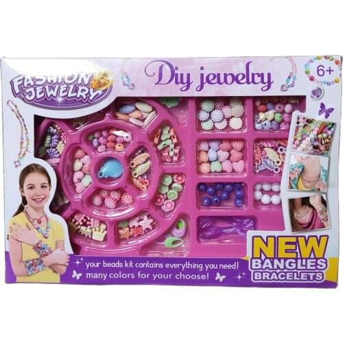 180pcs Children Educational Acrylic Puzzle Beads Diy Visual Hands-on Toys High Quality Handmade Gifts For Girls