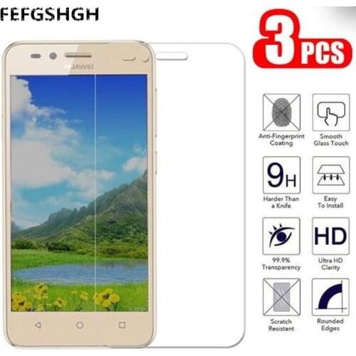 3Pcs/lot 2.5D 9H Tempered Glass For Huawei Y3 II Screen Protector Glass LUA-U22 Y3 2 Y3II Lua-L21 -U22 Protective Film Glass