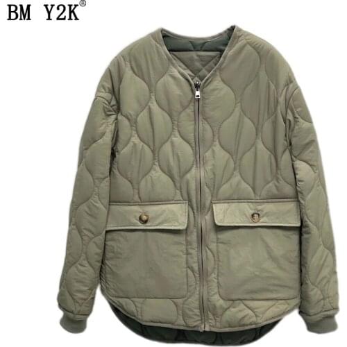 Женские стеганые куртки BM Y2K China At AliExpress