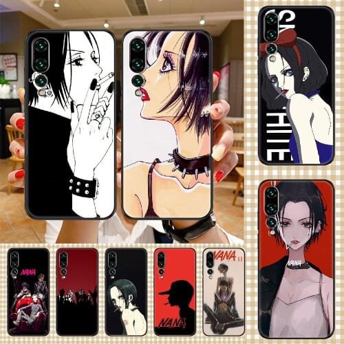 Anime NANA Phone case For Huawei P Mate P10 P20 P30 P40 10 20 Smart Z Pro Lite 2019 black 3D bumper painting back silicone cover