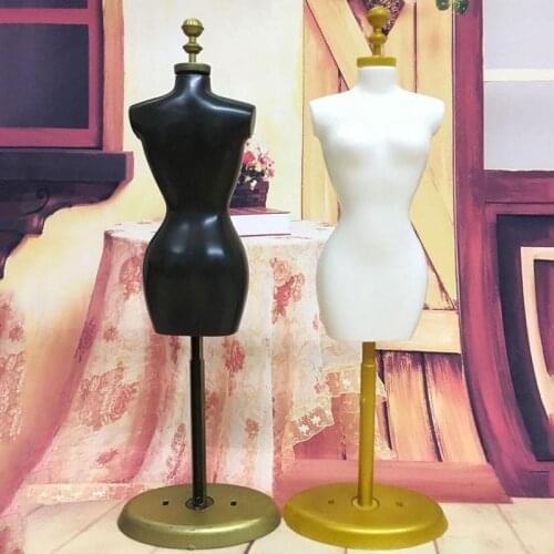 Display Holder Support For Doll Clothes Outfit Dress Mannequin Model Stand 1/6 Doll Accessories White Hanger