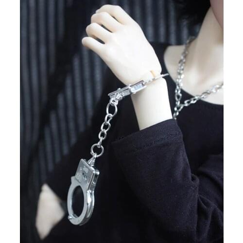 D01-P257 children handmade toy 1/6 1/4 Doll Accessories BJD/SD doll clothes Mini handcuffs 1pcs