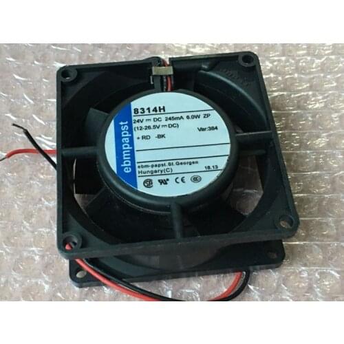 8314H 8032 DC24V 6.0w Frequency Converter Double Ball Fan 6months Warranty