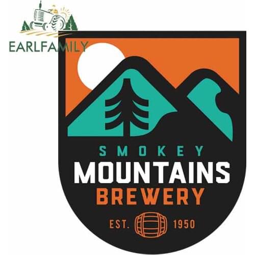 EARLFAMILY 13cm x 11cm for Mountain Brewery Car Stickers Vinyl DIY Decals Bumper Motorcycle Trunk Personality Car Wrap