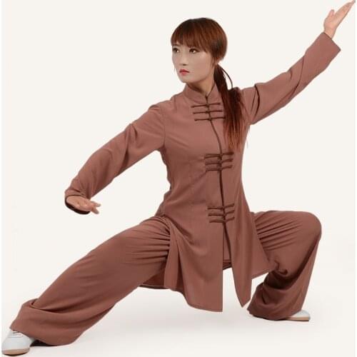 Summer Solid Tai Chi Clothing Chinese Warrior Costume Elastic Kung Fu Outfit Taichi Uniform Woman Wushu Uniform TA1817