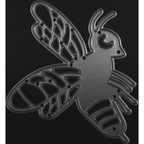 YINISE 374 Bee Metal Cutting Dies For Scrapbooking Stencils DIY Album Cards Decoration Embossing Folder Die Cutter Template Mold