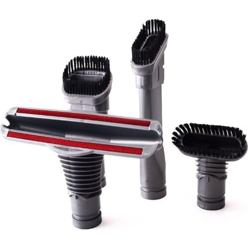 4pcs/set Vacuum Cleaner Replacement Brushes Suction Head Kit for dyson Attachments DC35 DC45 DC52 DC58