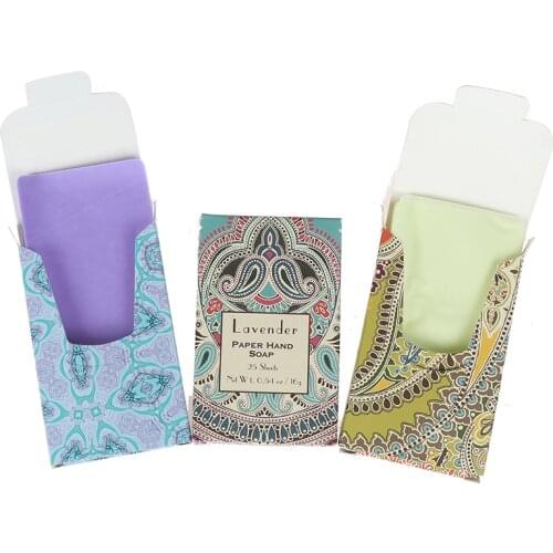 50pcs/2pack Disposable Boxe Soap Outdoor Travel Soap Paper Washing Hand Bath Clean Scented Slice Sheets Portable Mini Paper Soap