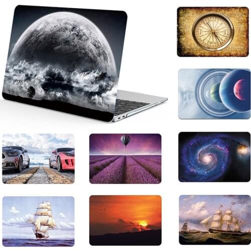 Color printed plastic notebook case for Macbook Air 11 13 Pro Retina 12 13 15 inch Colors Touch Bar Laptop Case Cover Shell