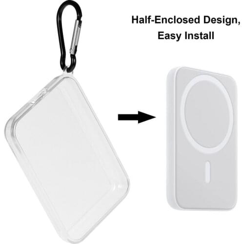 TPU Transparent Cover For IPhone 12 Pro Max Magsafe Magnetic For Magsafe Wireless Charger Battery Pack Clear Protective Case