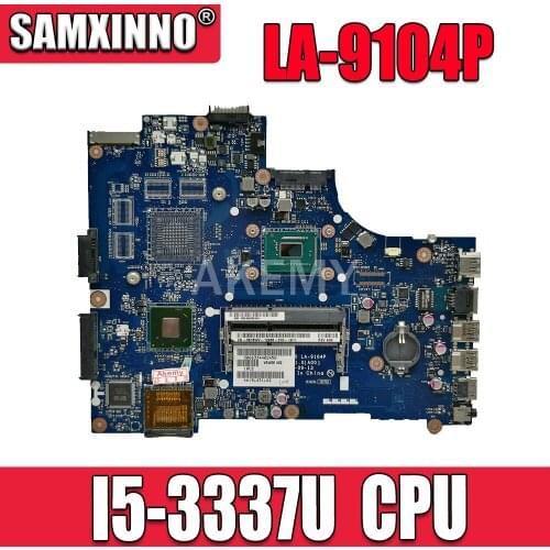 CN-0760R1 motherboard for Dell Inspiron 3521 5521 Laptop Motherboard VAW00 LA-9104P SR0XL I5-3337U DDR3L 100% Fully Tested