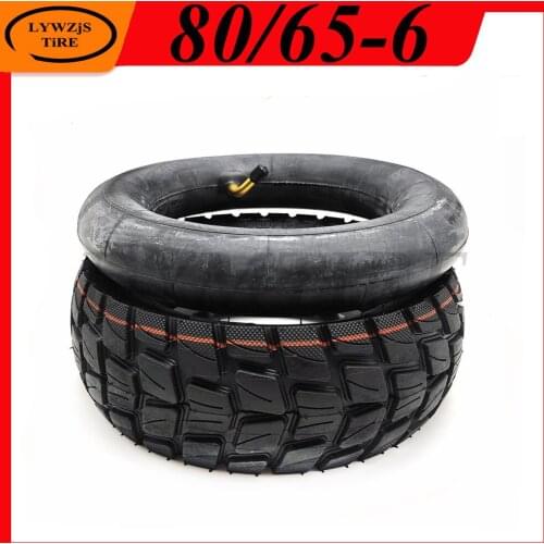 80/65-6 Tire for Electric Scooter 10 Inch 10x3.0/2.50 Inner Outer Tube Universal Upgrade Off Road Tyre