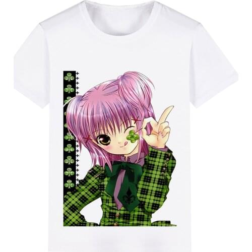 Shugo Chara!/My Guardian Characters Amu Hinamori Ran Miki Cosplay Costume Adult Kids Child Short Sleeve T-shirt T shirt
