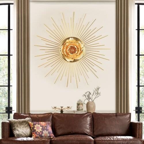 Light Luxury Metal Wall Decoration Background Wall Decoration Hotel Wall Decoration Restaurant Home Pendant Decoration