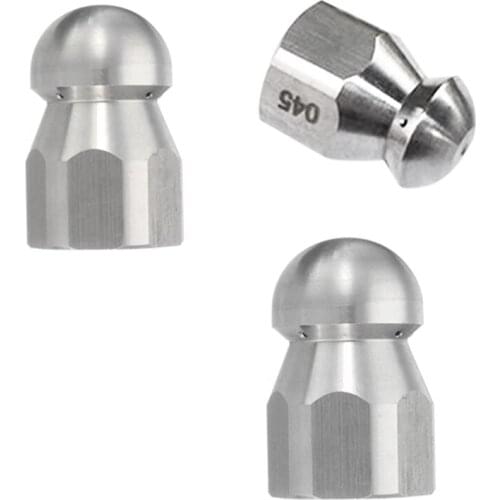 Pipe Jetter Pressure Washer Drain Sewer Cleaning Pipe Jetter Rotary Nozzle 5 Jet