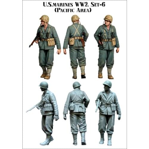 [tuskmodel] 1 35 scale resin model figures kit The US army E069