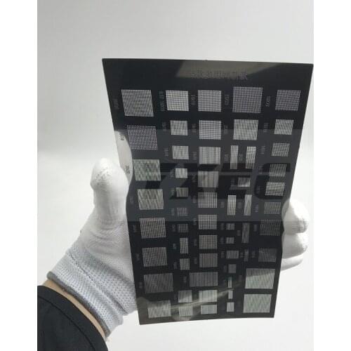 HDCSUN Kinds of Universal Phone Solder Paste BGA Reballing Stencils High Quality 5 Pcs/lot 55 Lot 0.1kg (0.22lb.) (5 Pieces/lot)