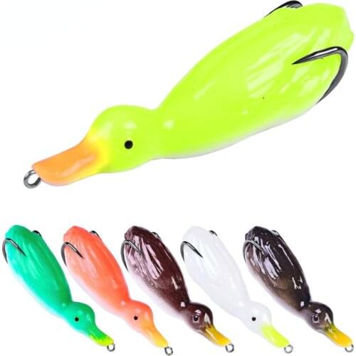 1PCS 10.5cm/21g Bait Silicone Fake Duck Lure Lure Soft Lure Lure Universal Fishing Lure