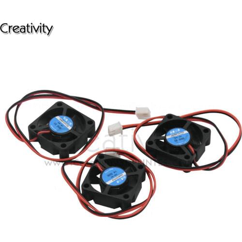 1PCS DC 12V /24V Radiator 30*30*10mm Small 2-Wire Cooling Fan 3010 For 3D Printer Accessories Parts Extruder