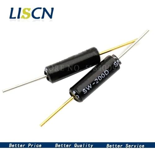 10PCS SW-200D Vibration switch Ball switch Tilt switch Double bead Angle sensor