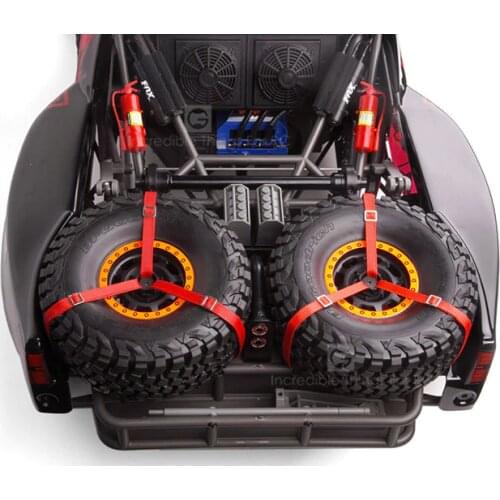 3PCS Pare Tire Wheel Anti-Slip Belt Tire Straps Rope Down Strap for UDR TRX-4 Axial SCX10 RR10 90050 RC Crawler Car Parts