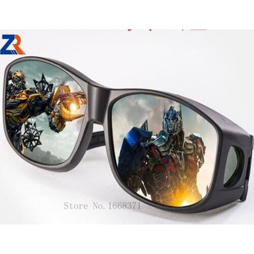 ZR 3D glasses 3D polarizing polarizing non flicker stereoscopic high transmittance and Three-dimensional real fit for Cinema