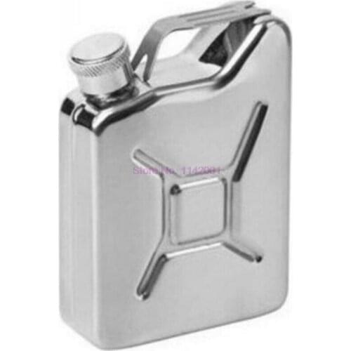 50pcs 5oz Oil Liquor Hip Flask Creative Stainless Steel Wine Pot Fuel Petrol Gasoline Can