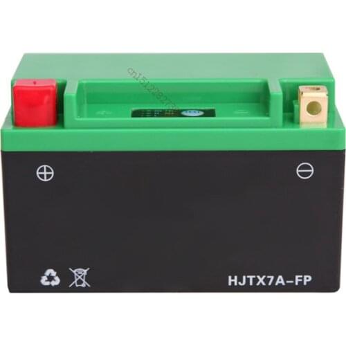 12V X7A motorcycle start battery with BMS and more than 2000 times cycle life free shipment lead acid battery replacement