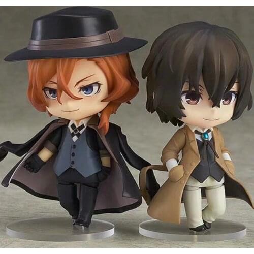 Bungo Stray Dogs Nakahara Chuya 676 Dazai Osamu 657 Cute Action Figure Toy Desktop Doll
