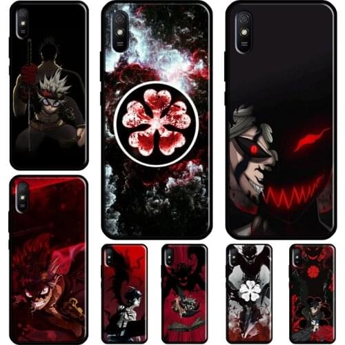 Black Clover Asta Anime For Redmi Note 10 Pro Cover For Redmi Note 9 8 Pro 8T 7 9S Case For Redmi 9A 9T 9 9C 8A 7A