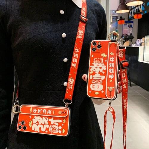 Phone Holder Case For Samsung Galaxy A51 50 71 70 20 30s 21s A50s S10 S9 S8Plus Note 10 Lite S20 FE Wrist Strap Lanyard Cases