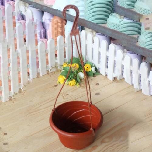 1 Set Flowerpot Breathable No Easy Broken Plastic Ivy Succulents Cactus Hanging Basin for Plants Flowerpot