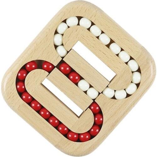 Wooden Game Plane Ball Luban Lock Brain-Burning Toy Kongming Lock Intellectual Games for Kid