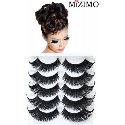 Thick and long false eyelashes Stage makeup eyelashes curling encryption long exaggerated eyelashes