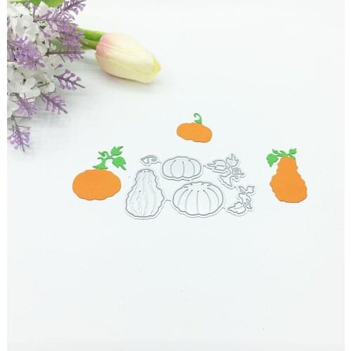 Julyarts 6Pcs Hallowmas Pumpkin Metal Cutting Die for Scrapbooking Wedding Card Making Die Metal Crafts Gift Die Cut Stitch