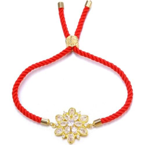 JUYA Autumn Style Gold Zirconia Bracelet&bangle Women Rainbow Round CZ Bracelet Luxury Adjustable heart eye snake chain Bracelet