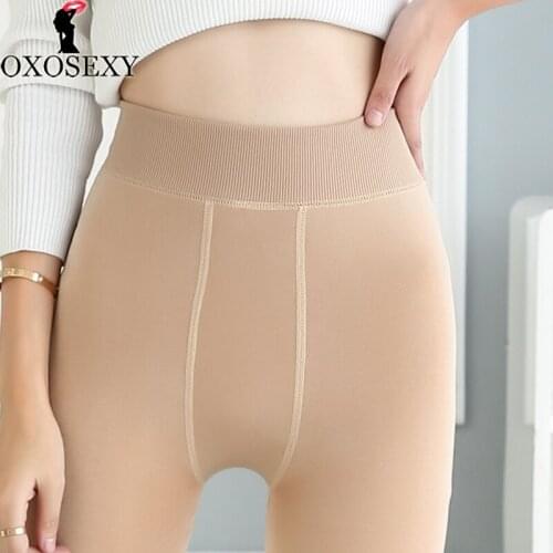 8 Color 10-20 Celsius Thicken Warm Women Pantyhose Winter Pearl Velvet Tights Women Pantyhose High Waist Compression Tights 439